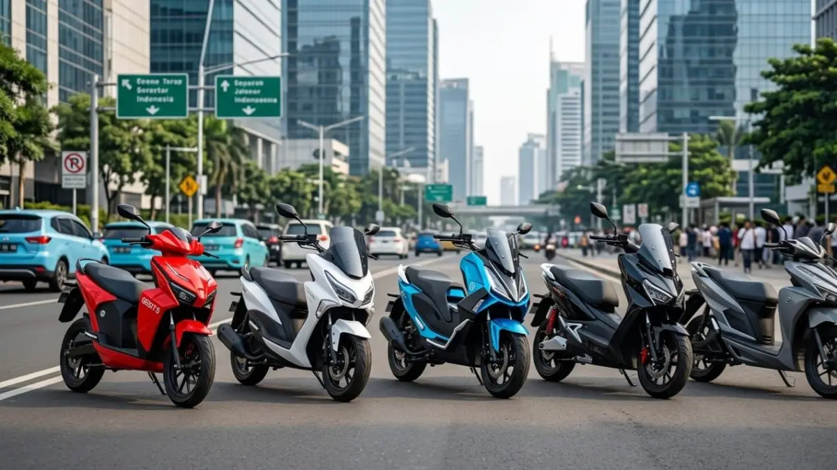 5 motor listrik terbaik 2025 di Indonesia dengan performa tinggi dan fitur canggih. Pilihan tepat untuk mobilitas modern dan hemat biaya!