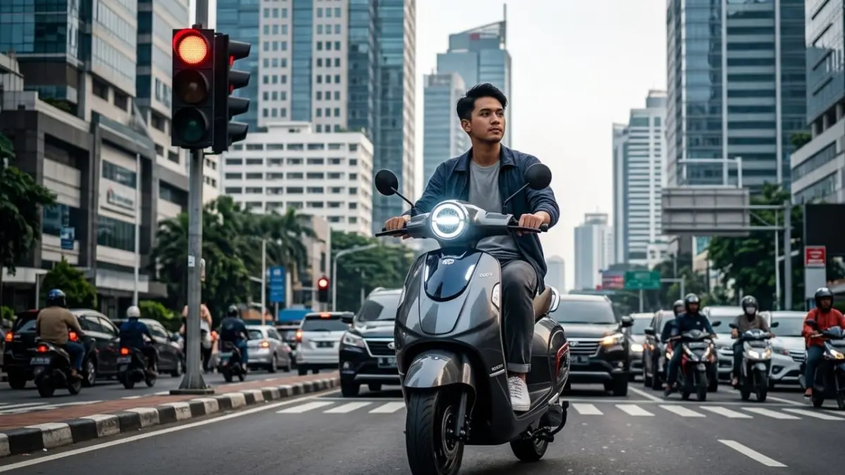 Indomobil E-Motor QT hadir tanpa sewa baterai, harga Rp15 juta, fitur canggih. Motor listrik baru yang bikin pasar geger!
