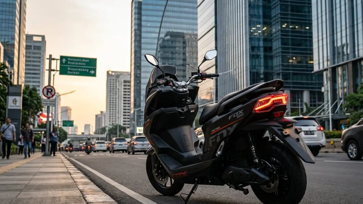 Polytron Fox 350 hadir sebagai upgrade Fox Air dengan fitur keyless dan cruise control, harga mulai Rp15 jutaan. Motor listrik makin canggih!