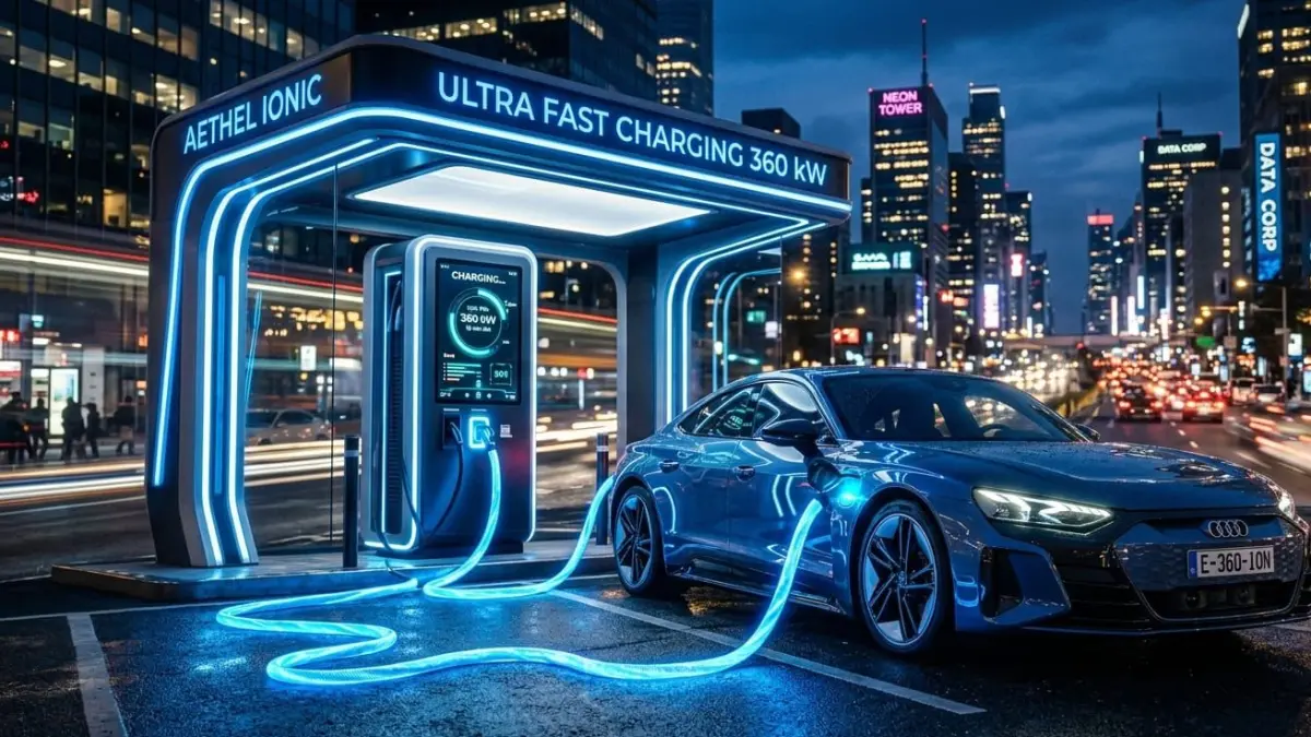 Ultra fast charging 360 kW bikin isi daya mobil listrik cuma 15 menit! Ini fakta, keunggulan, dan keterbatasannya.