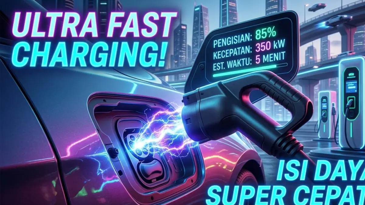Ultra fast charging 360 kW isi mobil listrik cuma 15 menit, tapi belum semua mobil bisa pakai teknologi ini.
