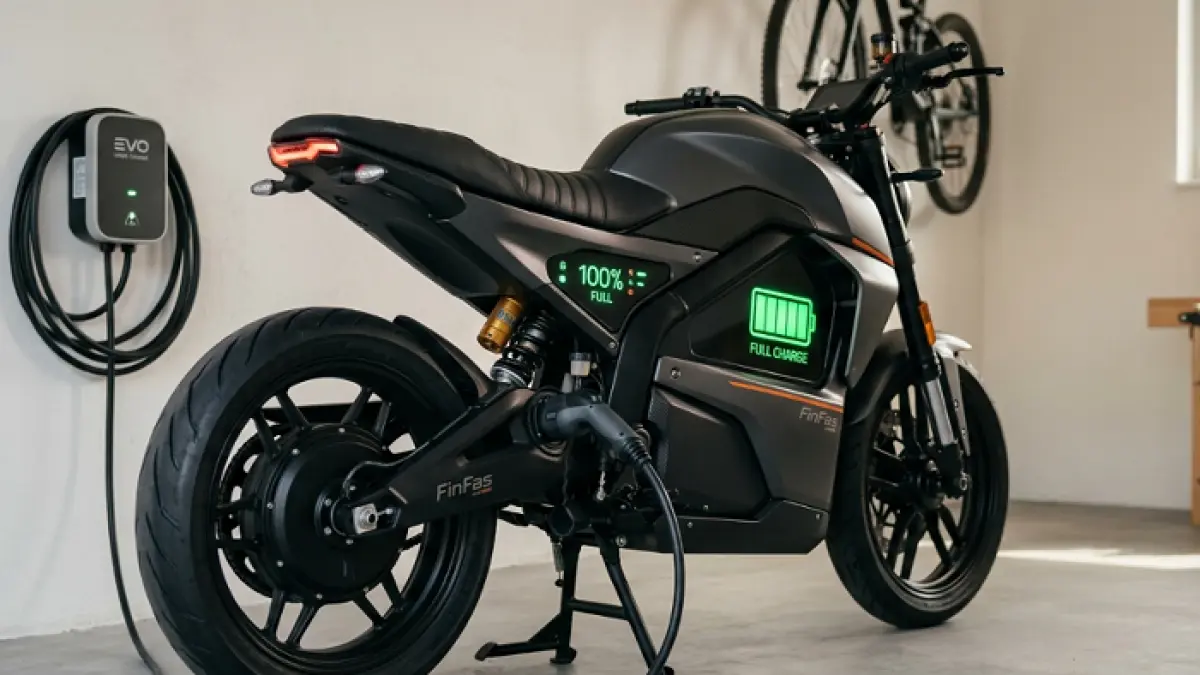 FinFas Evo 2026 hadir dengan harga Rp11 jutaan dan jarak tempuh 262 km, siap ubah pasar motor listrik Indonesia. Ilustrasi Gemini AI