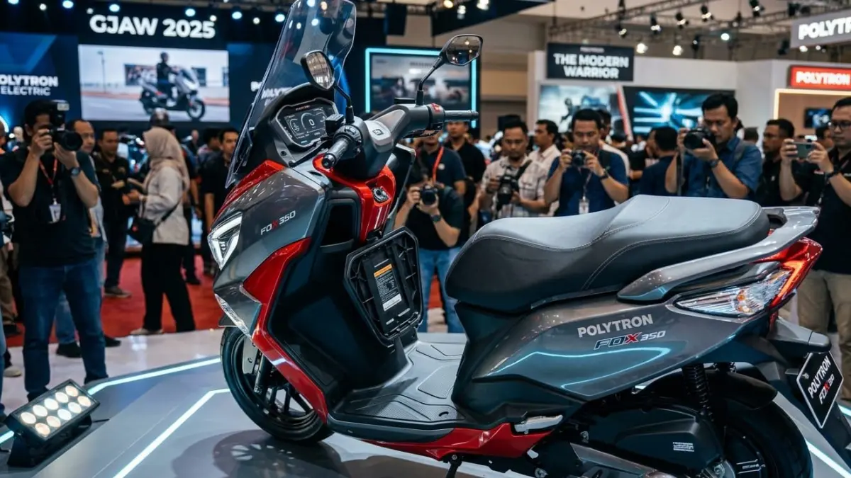 Polytron Fox 350 motor listrik hadir dengan jarak 130 km, harga Rp15 jutaan, fitur canggih dan performa lebih stabil dari Fox R