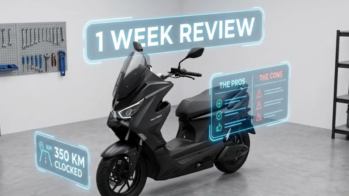 Review Polytron Fox 350 unboxing: desain menarik, baterai LFP awet, cocok untuk penggunaan harian dan bawa barang (Gemini AI)