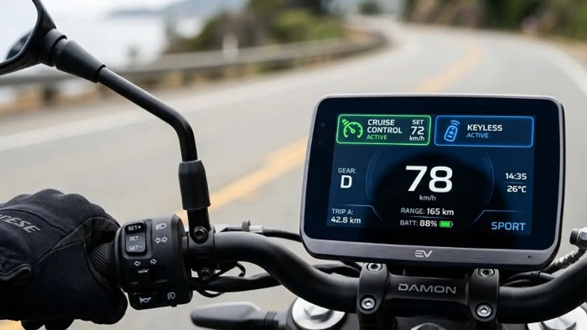 Polytron Fox 350 dikeluhkan pengguna setelah alami mogok hingga setir putus dalam 1.500 km pemakaian. Ilustrasi Gemini AI