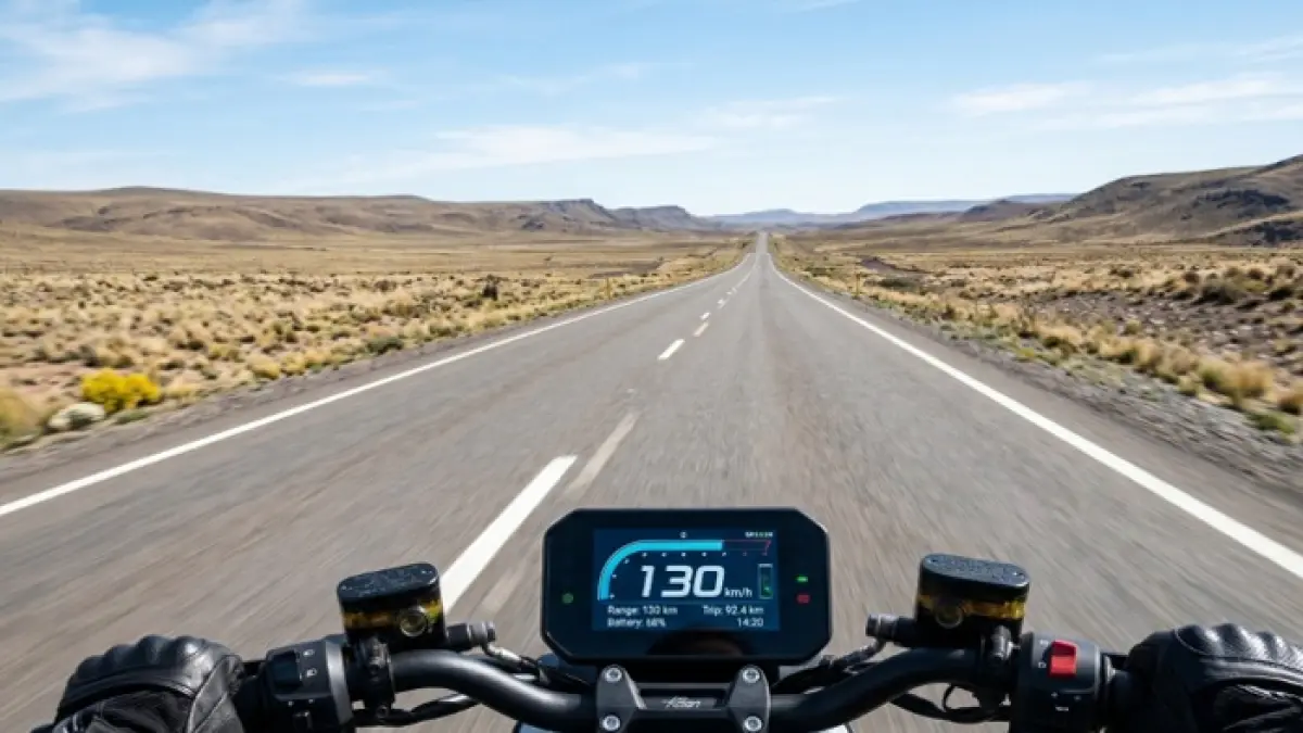 Polytron Fox 350 hadir dengan jarak 130 km, fitur keyless dan cruise control. Motor listrik ini jadi incaran baru. Ilustrasi Gemini AI