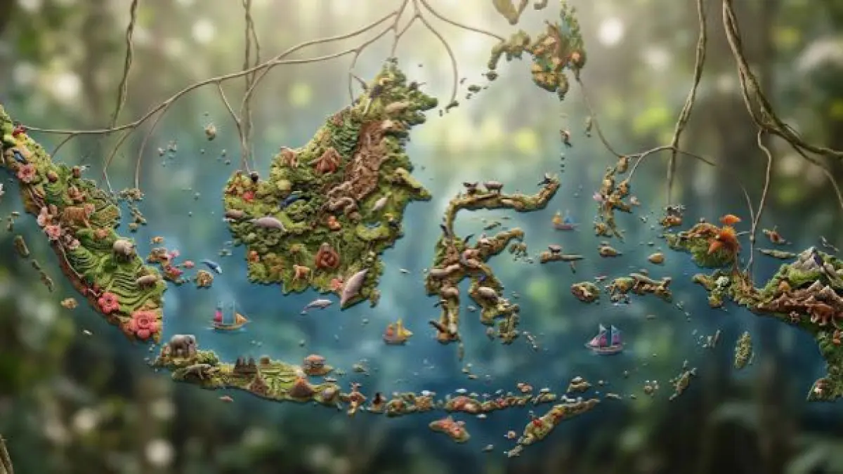 Mengapa flora dan fauna tersebar tidak merata? Pahami faktor klimatik, edafik, fisiografi, dan biotik yang menentukan keberlangsungan hidup di bumi.(gemini ai)