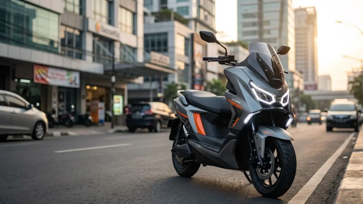 Polytron Fox 350 hadir dengan fitur canggih, motor 3.000 watt, dan opsi sewa baterai yang menarik perhatian pasar Indonesia.