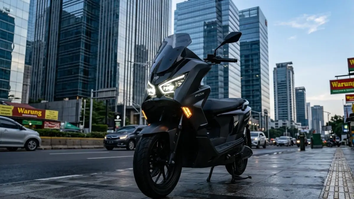 Polytron Fox 350 resmi meluncur dengan harga Rp27,5 juta, fitur canggih, dan jarak tempuh 130 km. Ini keunggulan lengkapnya!