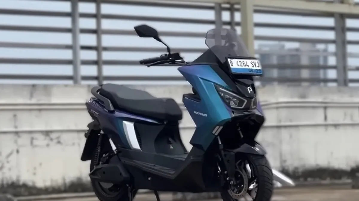 Polytron Fox 350 review motor listrik 2026, performa, kelebihan, kekurangan, dan biaya operasionalnya terungkap. (SC YOUTUBE)