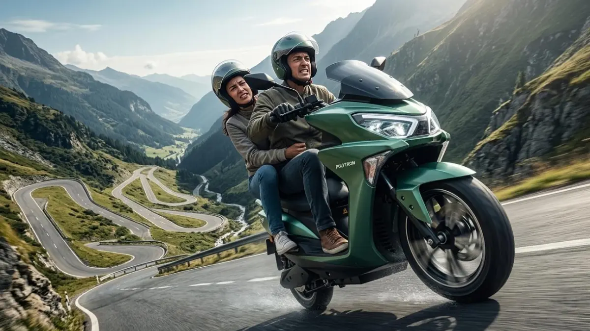 Tes tanjakan Polytron Fox 350 di Cinomati, beban 160 kg gagal, 140 kg sukses. Ini batas kemampuan motor listrik ini!