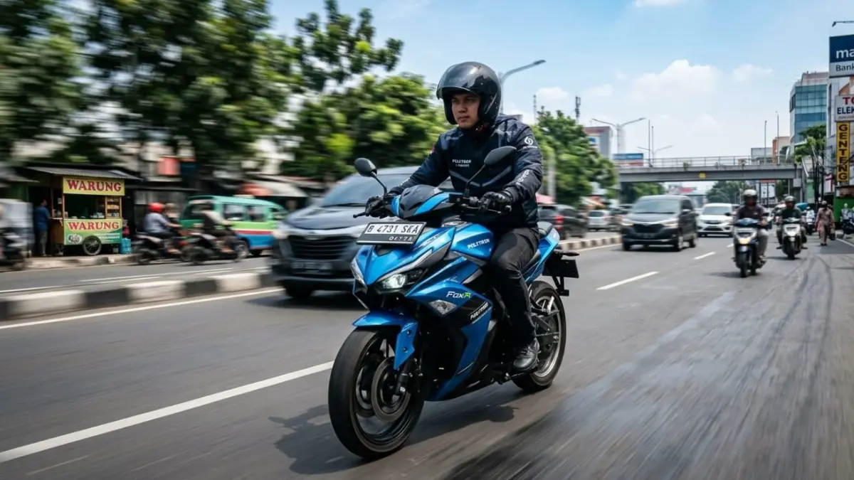 Skema sewa baterai Polytron Fox R bikin motor listrik lebih murah, performa tetap kencang hingga 95 km/jam!