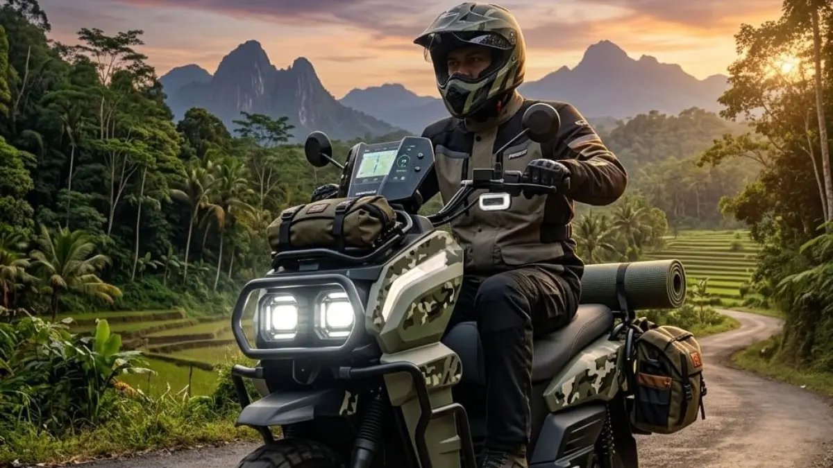 Indomobil EMotor Tirano hadir sebagai motor listrik adventure Rp25,9 juta dengan desain unik, fitur canggih, dan performa mirip motor bensin.
