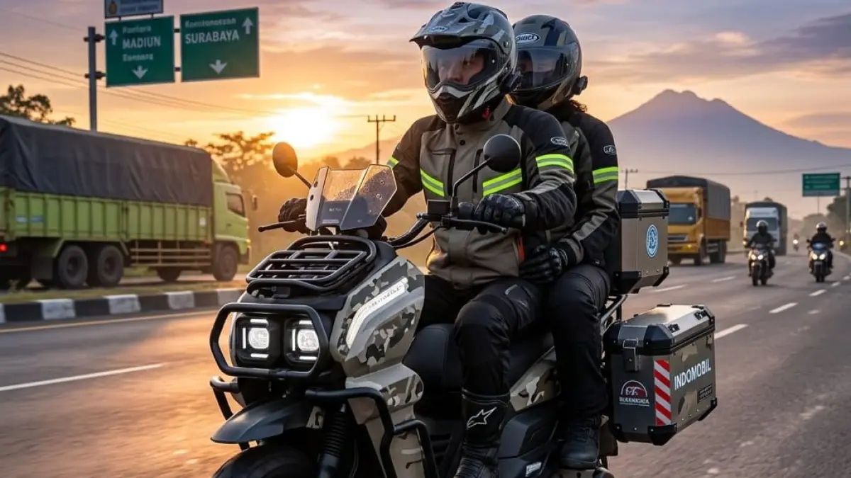 Touring 1800 km naik motor listrik Indomobil Tirano buktikan ketangguhan di jalur Pantura hingga pegunungan tanpa kendala berarti.
