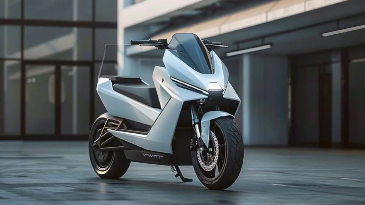 Viar Q1 Electric 2026 hadir sebagai motor listrik murah dengan jarak tempuh 120 km, desain futuristik, dan biaya operasional rendah.(Pinterest)