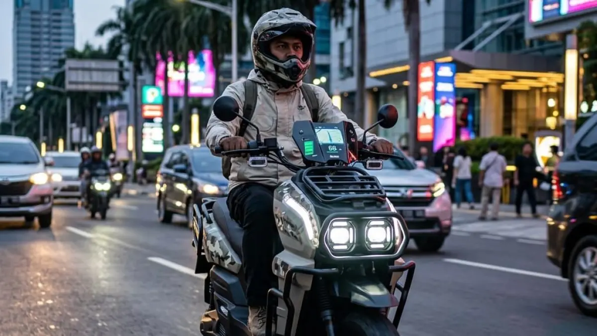 Indomobil E-Motor Tirano diklaim tembus 110 km, tapi jarak tempuh aslinya tergantung mode. Ini hasil uji pemakaian nyata di jalan.