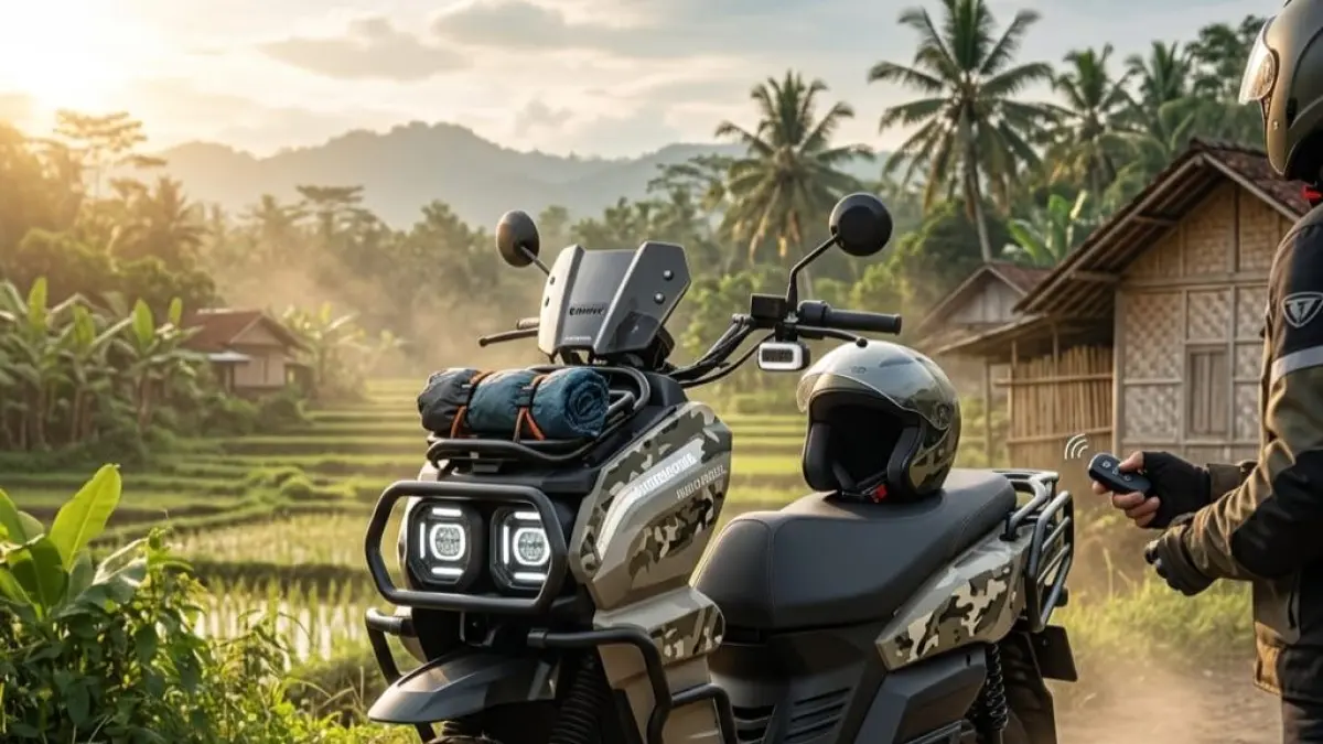 Indomobil E-Motor Tirano hadir dengan desain adventure, fitur canggih, dan performa ngebut. Simak review lengkap motor listrik ini!