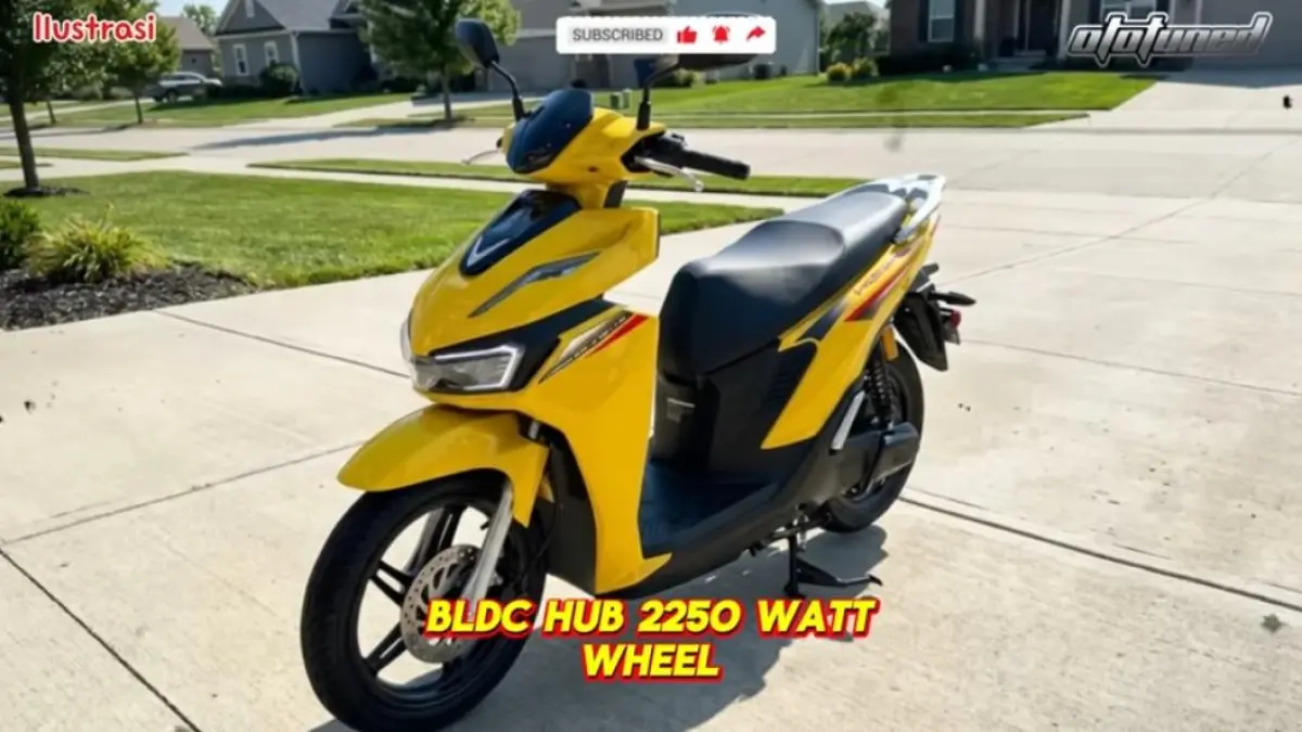 Motor listrik FinFas Evo 2026 hadir dengan harga Rp11 jutaan dan jarak tempuh 262 km, siap mengguncang pasar Indonesia. ( screenshot youtube)