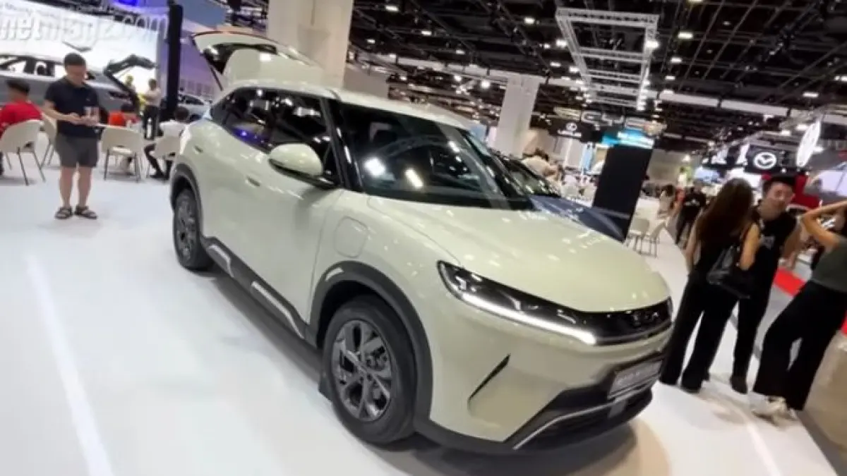 BYD Atto 2 resmi muncul di NJKB pusat! Cek bocoran spek, jarak tempuh 410 km, dan estimasi harga SUV listrik terbaru BYD yang siap masuk Indonesia!(Screenshot Youtube)