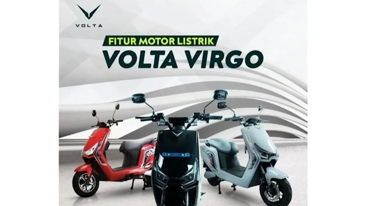 Review motor listrik Volta 401, swap baterai 2 menit biaya Rp10 ribu, cocok untuk ojek online dan harian. (pinterest)