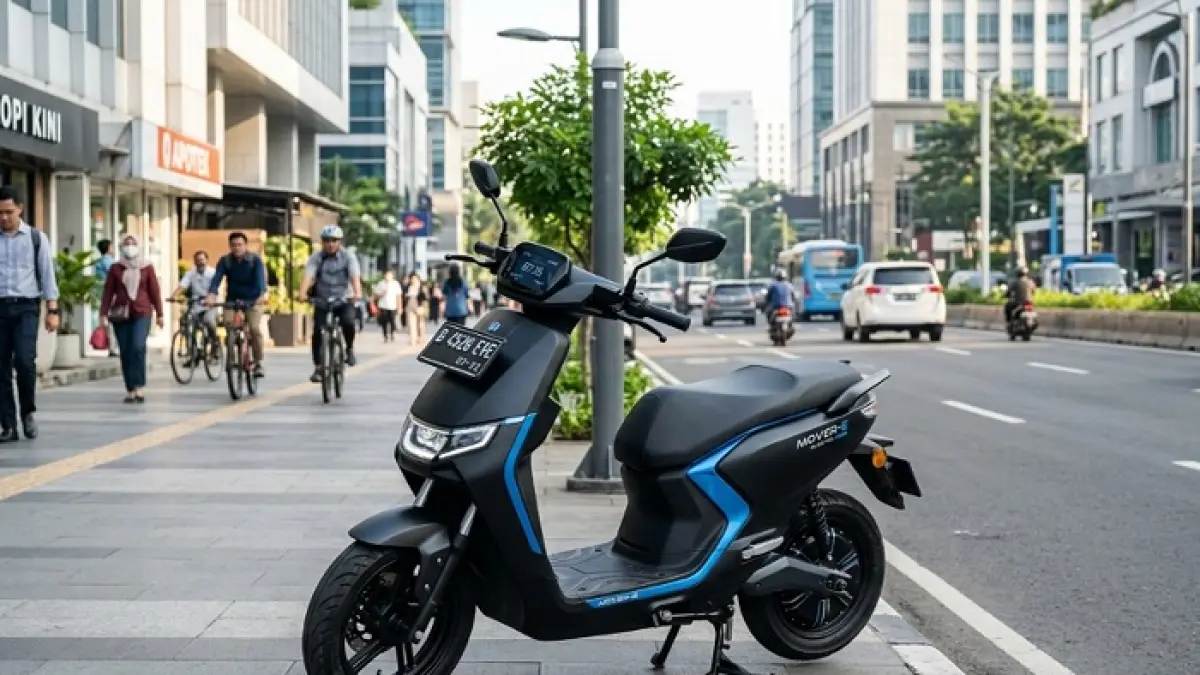 5 rekomendasi sepeda listrik terbaik harga Rp3 jutaan 2026 dengan fitur lengkap dan jarak tempuh jauh. (Ilustrasi Gemini AI)