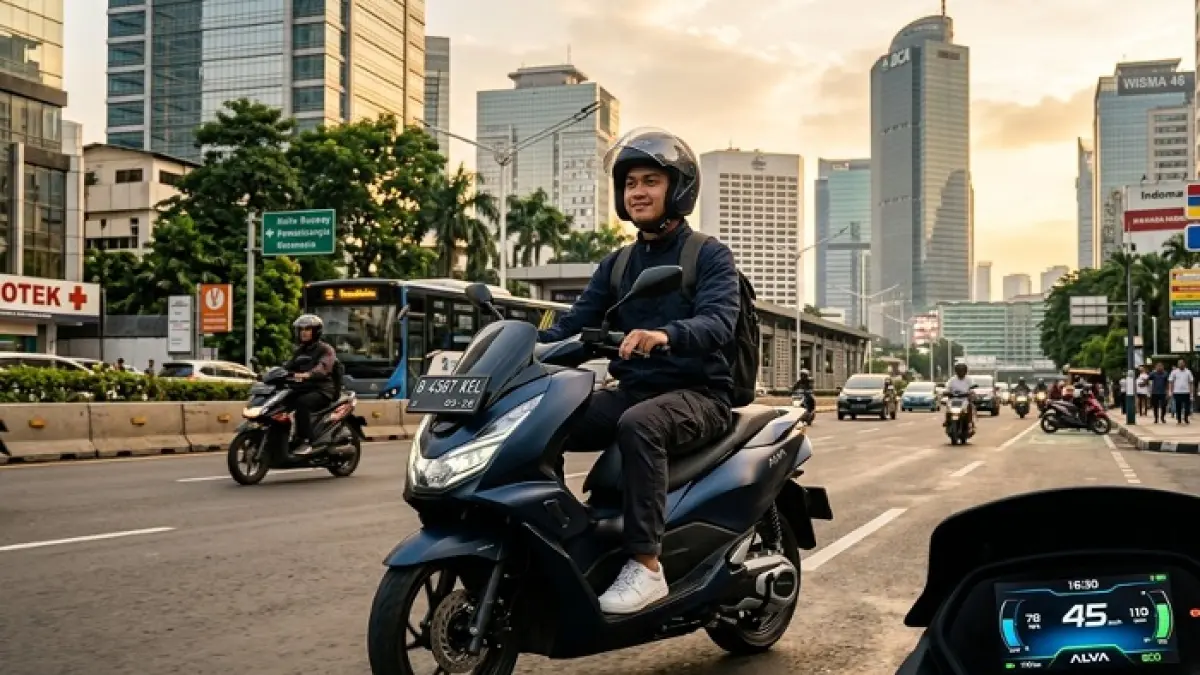Perbandingan 5 sepeda listrik terbaik 2026 harga Rp3 jutaan, lengkap dengan fitur dan daya angkut besar. (Ilustrasi Gemini AI)