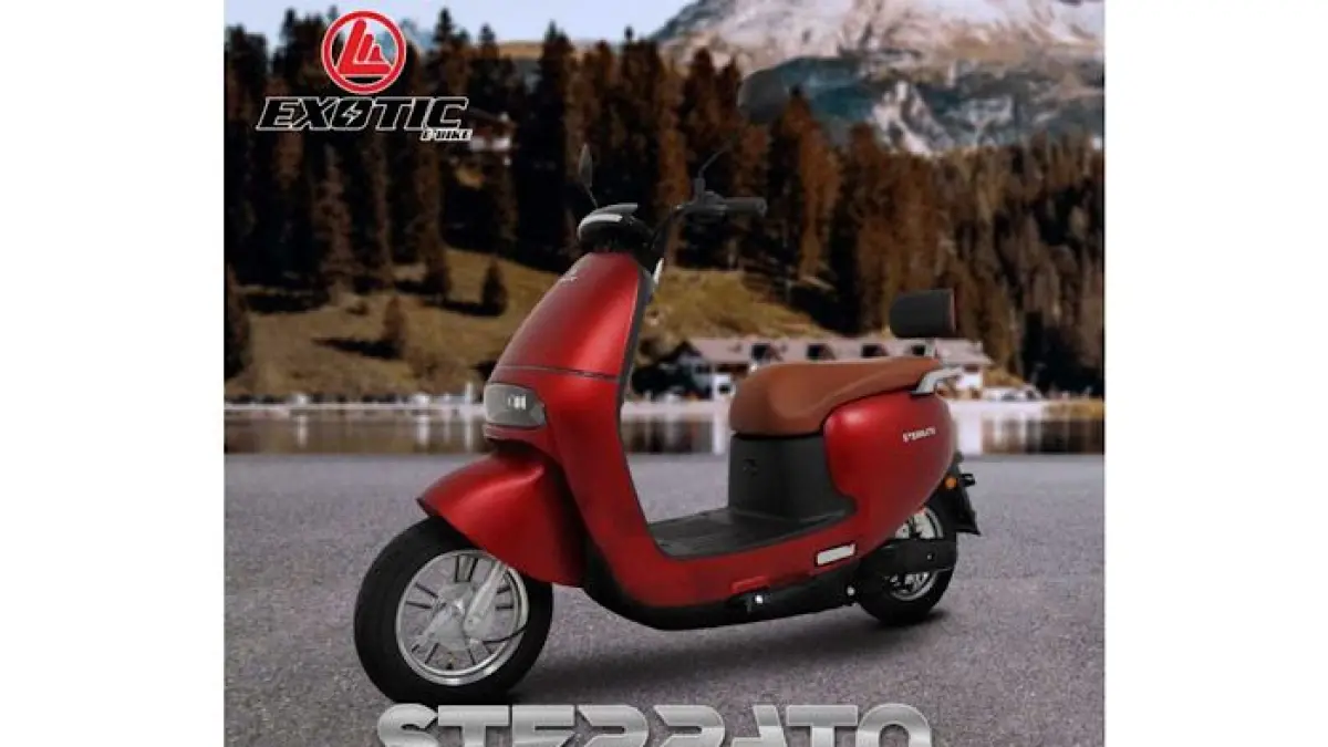 Motor listrik Exotic Sterrato harga Rp5 jutaan, spek lengkap, jarak tempuh 55 km dan top speed 50 km/jam. Worth it?(pinterest)