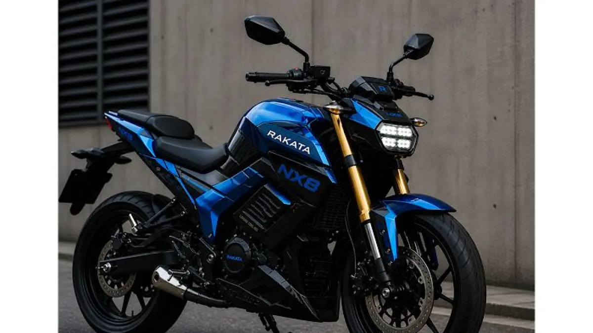 Rakata NX8 hadir di IIMS 2024, motor listrik Rp54 juta dengan fitur ABS, jarak tempuh 120 km, siap saingi Kawasaki Z e-1.(chatGPT)