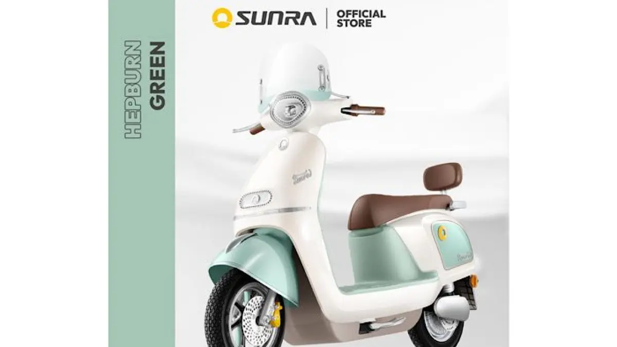 Review Sunra Future 2500 watt, motor listrik futuristik dengan top speed hingga 90 km/jam dan fitur lengkap untuk harian.(pinterest)