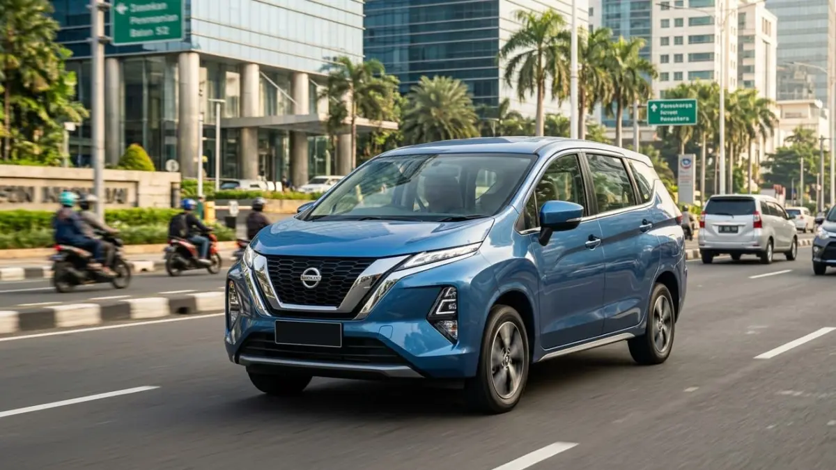 Nissan Grafit 2026 hadir sebagai MPV murah 7 penumpang Rp105 jutaan dengan fitur modern dan desain futuristis.