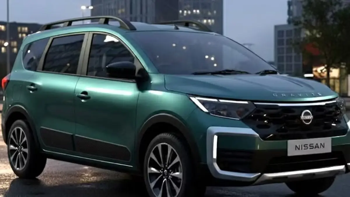 Nissan Gravite 2026 siap tantang Toyota Avanza di segmen low MPV dengan desain futuristis dan fitur modern. (Pinterest)