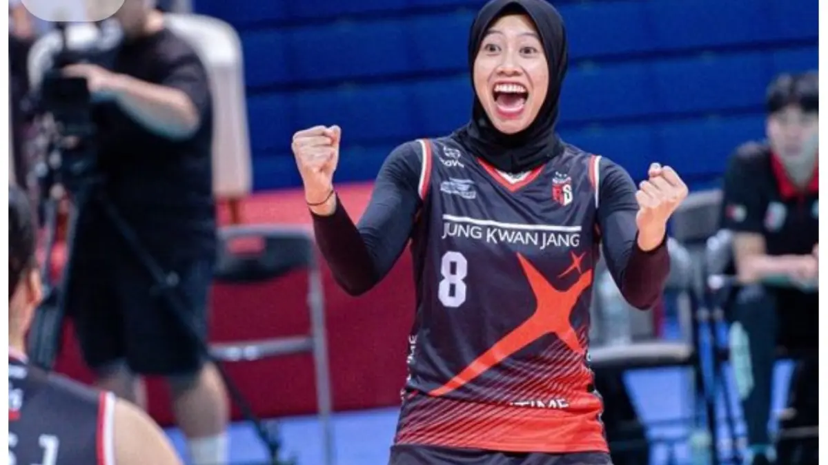 Pengakuan korban headshot Megawati Hangestri di Liga Korea, smash keras Megatron bikin lawan hampir pingsan.(pinterest)