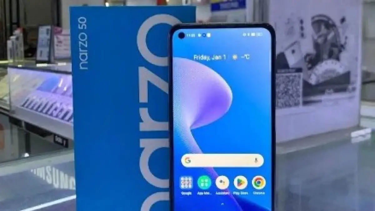 Review Realme Narzo 50 5G P 5G murah Rp2 jutaan dengan Dimensity 810, gaming lancar, baterai awet dan kamera bagus.
(screenshot marketplace facebook)