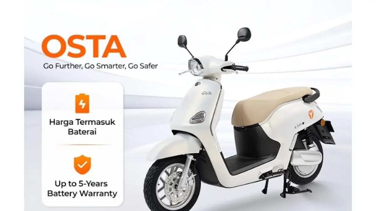 Yadea VCO sepeda listrik hadir dengan desain mirip motor, fitur canggih, dan suspensi empuk. Simak keunggulan lengkapnya di sini!(pinterest)