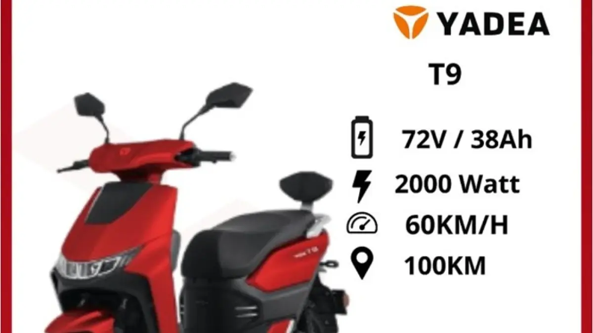 Yadea T9 Review bahas motor listrik murah Rp14 jutaan, fitur lengkap dan jarak 100 km. Cocok harian! (PINTEREST)