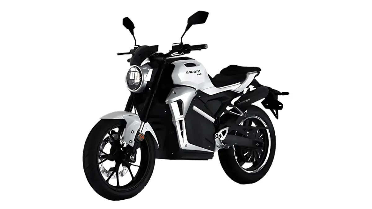 Cek harga Rakata NX8, motor sport listrik termurah di Indonesia! Desain mirip Honda CB150 Ex-Motion, suspensi Upside Down, dan jarak tempuh 100 KM.(Pinterest)