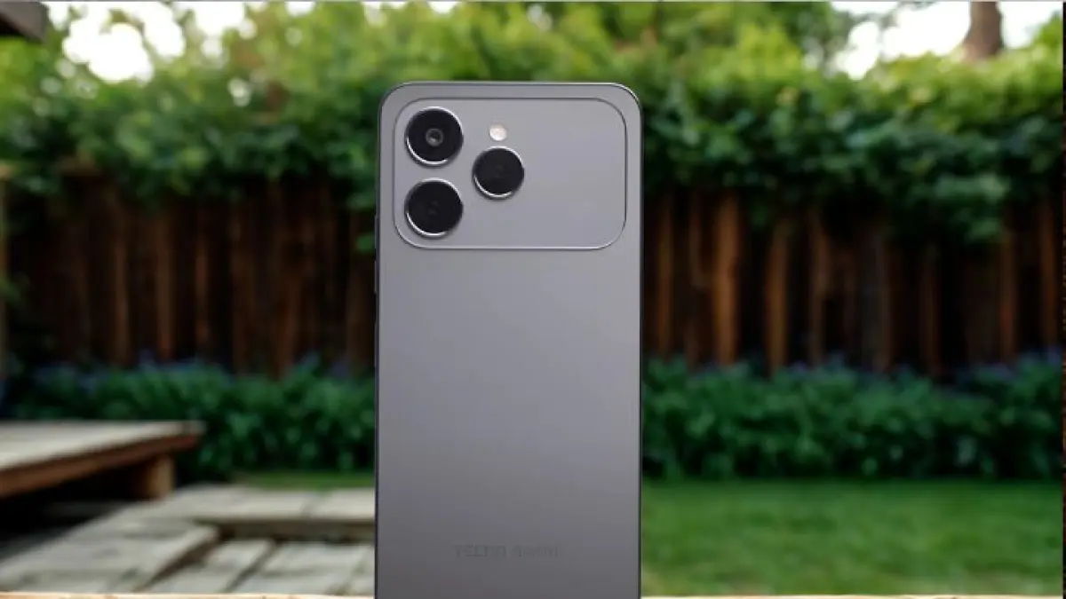Tecno Spark 40 hadir dengan desain mirip iPhone 17 Pro Max dan fitur AI canggih, termasuk telepon tanpa internet (Pinterest).