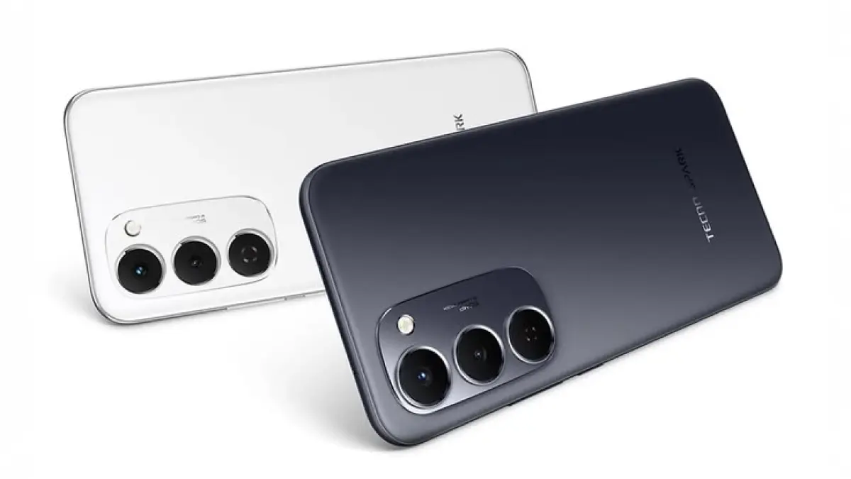Tecno Spark 40 Pro hadir dengan layar AMOLED 1.5K, Helio G100, desain tipis, dan charger 45W di harga Rp1,9 juta (Pinterest).