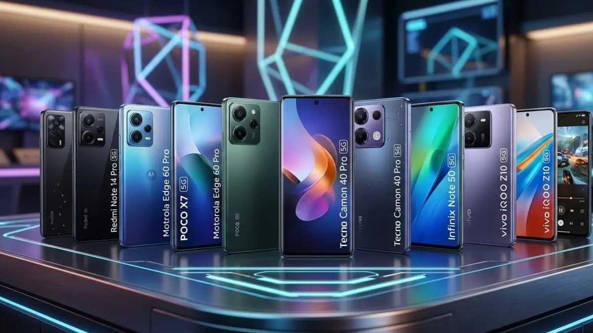 10 HP layar curve AMOLED murah 2026 terbaik dengan desain premium, kamera canggih, baterai jumbo, dan performa gaming.