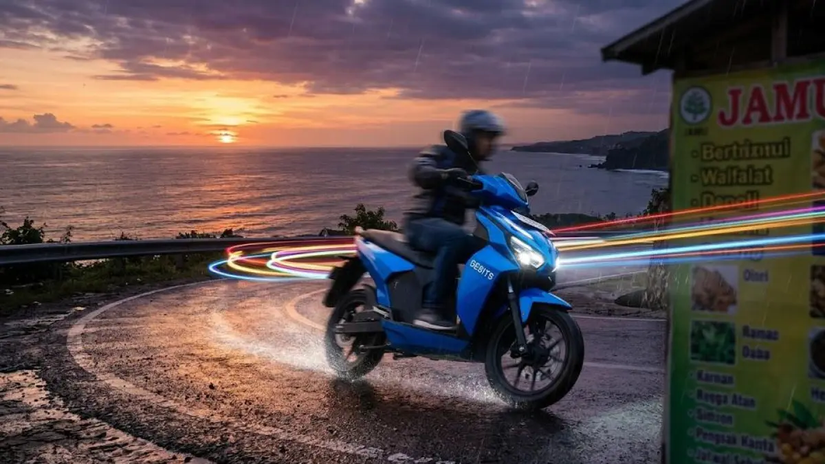 Gesit Raya G Jadi Motor Listrik Murah yang Bikin Penasaran, Desain Futuristis dan Jarak Tempuhnya Ternyata Segini (Gemini AI)