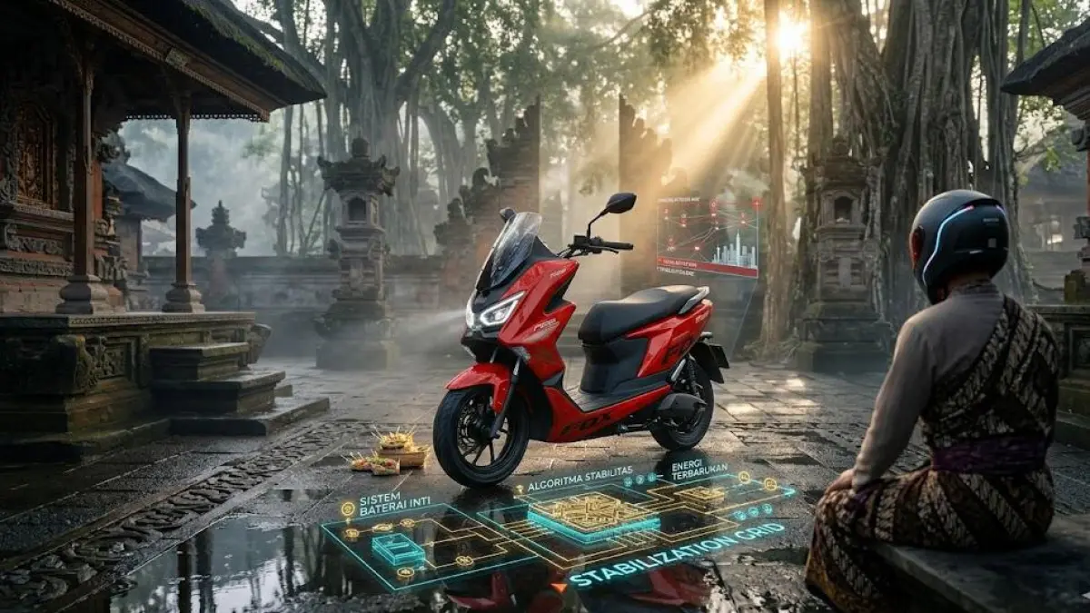 Review Polytron Fox 350 Setelah Dipakai Harian, Motor Listrik Rp15 Jutaan Ini Punya Fitur Mewah tapi Suspensinya Disorot (Gemini AI)