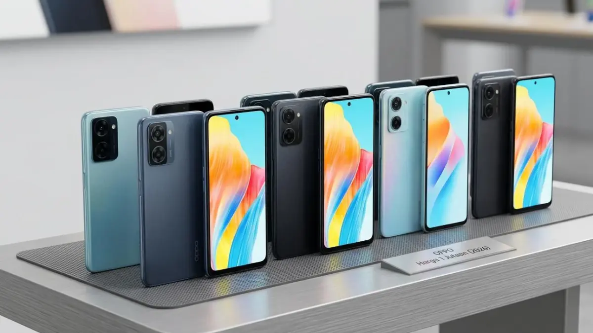 HP Oppo 1 jutaan terbaik 2026 hadir dengan baterai jumbo, kamera oke, dan harga murah. Cek daftar lengkapnya di sini.