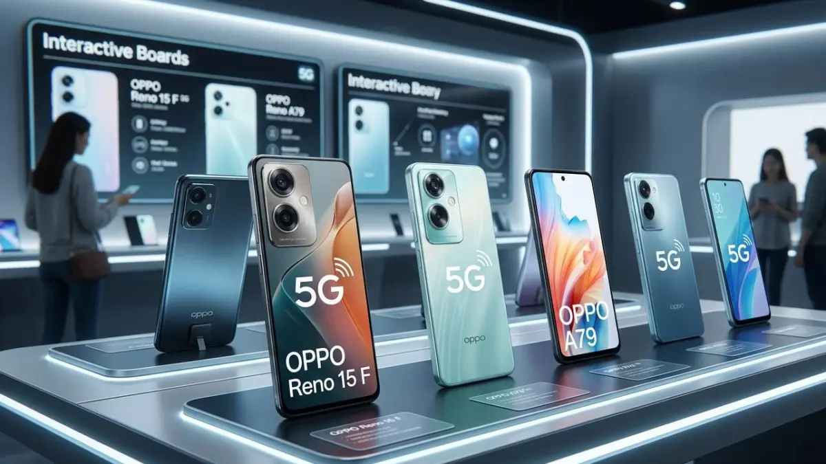 HP Oppo 5G terbaik 2026 hadir mulai Rp2 jutaan. Cek Oppo A79 5G, Reno 14 F, hingga Reno 15 F 5G spesifikasi lengkap.
