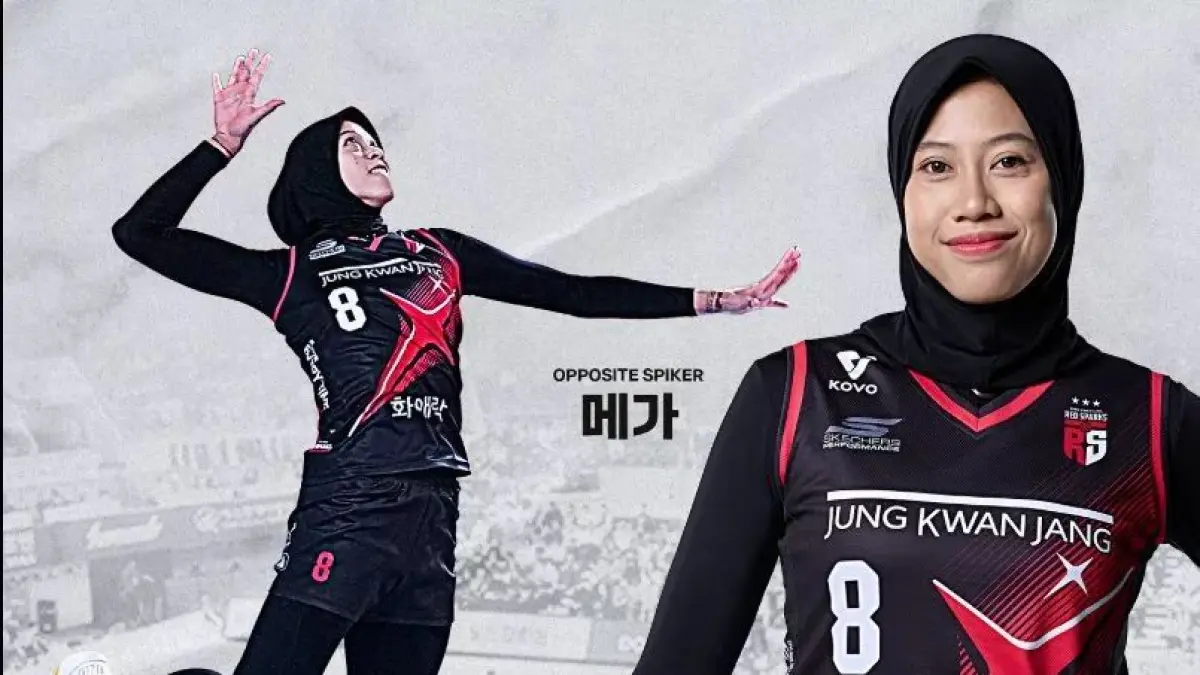 Megawati Hangestri dikabarkan segera gabung Hyundai Hillstate, Coach Kang buka suara soal kondisi cedera Megatron.