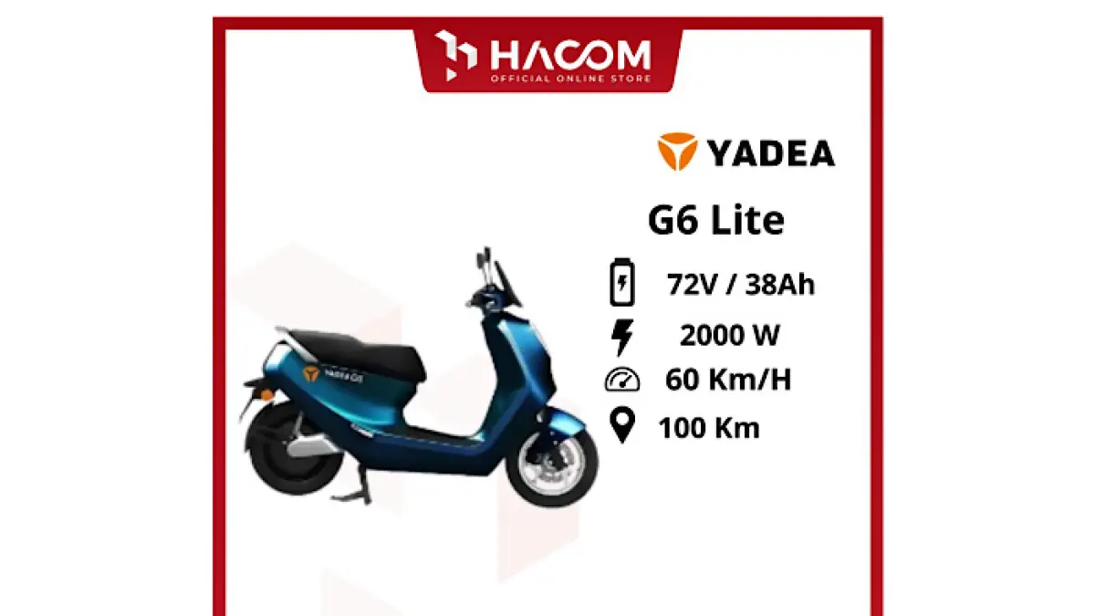 Motor listrik Yadea G6 hadir dengan desain premium, top speed 70 km/jam dan jarak tempuh 100 km.(pinterest)