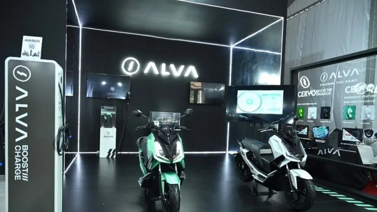 Review Alfa One motor listrik Indonesia dengan top speed 90 km/jam, fitur GPS, baterai copot dan harga Rp34 jutaan (Pinterest).