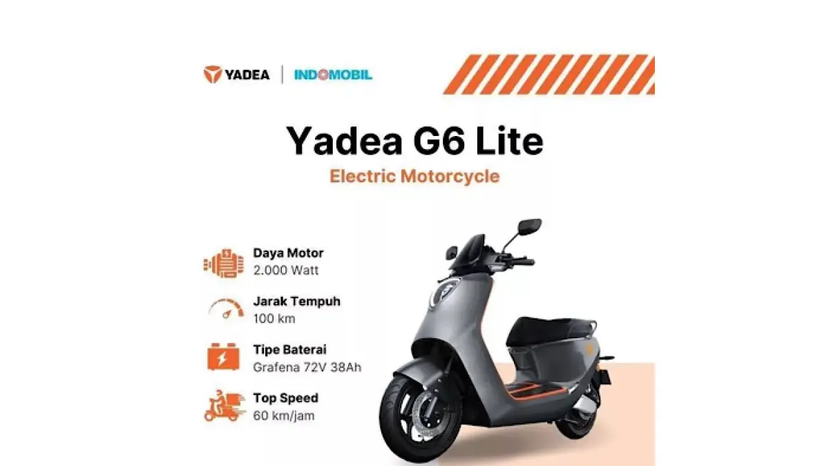 Review Yadea G6 setelah 8 bulan pemakaian. Baterai sempat kembung, tapi motor listrik ini tetap dinilai worth it.(pinterest)