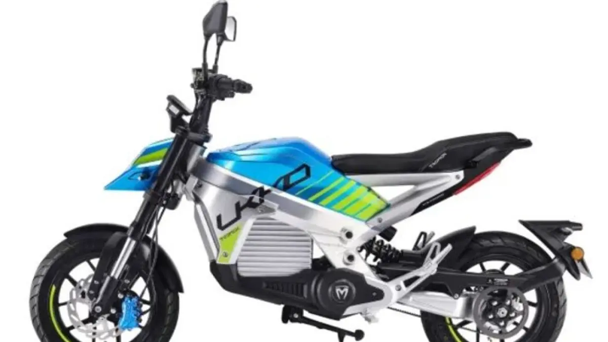 Tromox Ukko S hadir sebagai motor listrik futuristik dengan desain street bike dan performa responsif. (PINTEREST)