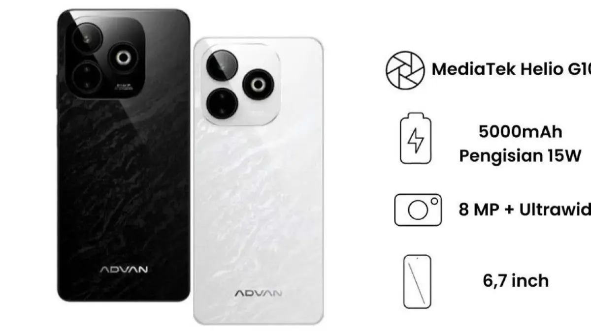 Advan X1 hadir dengan Helio G100, layar 120Hz dan kamera Sony 64MP. Simak 5 kelebihan dan kekurangan HP Rp1 jutaan ini.