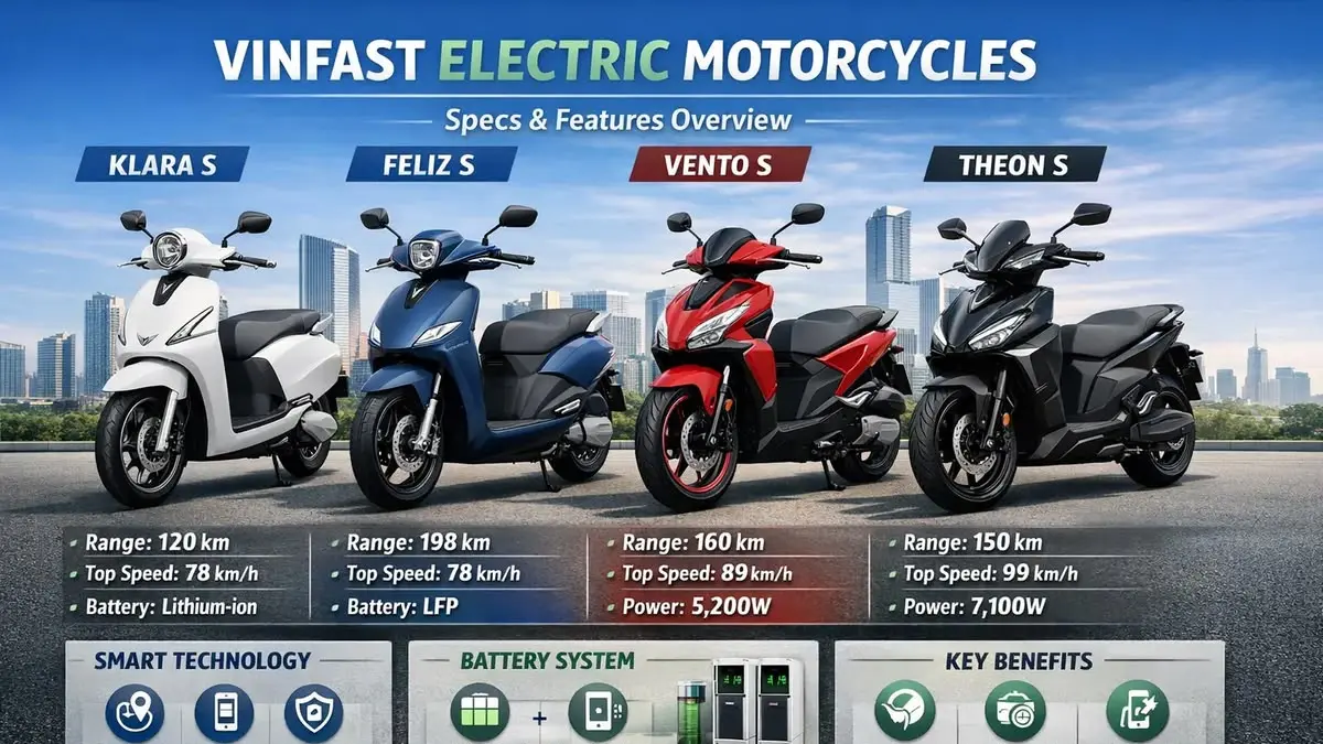 Heboh motor listrik VinFast 2026 rilis! Harga cuma Rp11,5 jutaan, jarak tempuh 262 km. Cek spesifikasi lengkap & fitur canggih VinFast Evo di sini!(Pinterest)